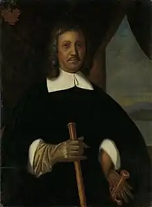Jan van Riebeeck (1619-77). Bevelhebber van Kaap de Goede Hoop en van Malacca en secretaris van de Hoge Regering van Batavia.